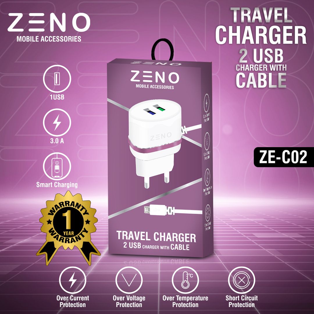 Double USB Fast Charger With Micro USB, Built to Last