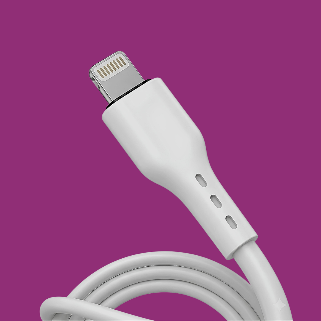 Dual Cable USB to Type-C + USB to Lightning | iPhone & Android
