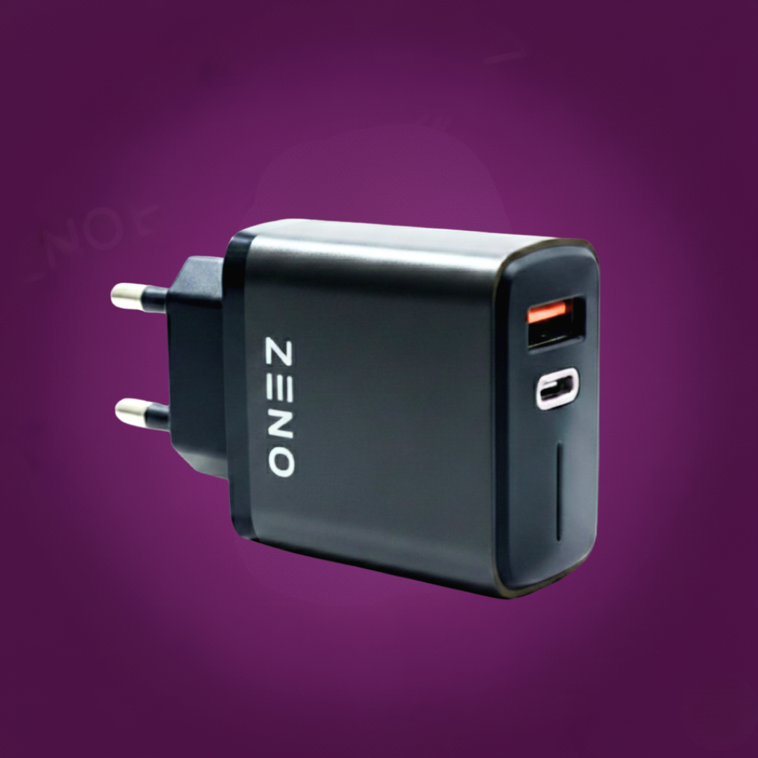 ZENO Dual Power Pack – 2× 35W PD Fast Charging Adapters