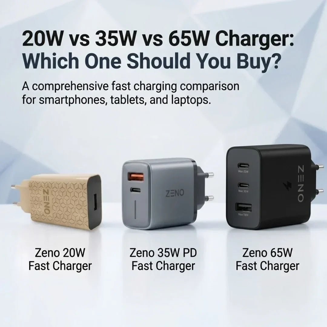 20W vs 35W vs 65W Charger: Which One Should You Buy?