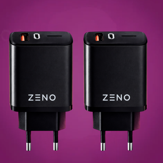 ZENO Dual Power Pack – 2× 35W PD Fast Charging Adapters