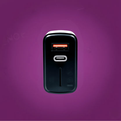 Zeno 35+20W Ultra Fast PD Charger| 65W Data Cable is Included