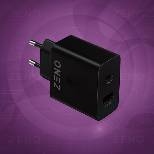 Zeno 35W PD Super Fast Charger | C type to C Type cable included