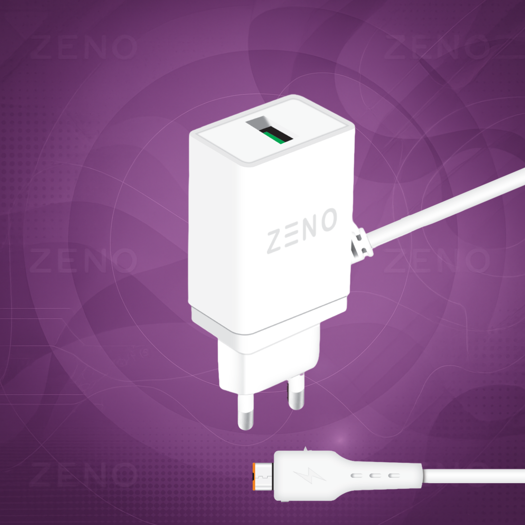 Premium Single USB Charger With Micro USB – Fast & Durable