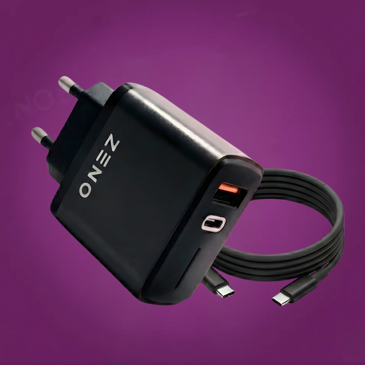 Zeno 35+20W Ultra Fast PD Charger| 65W Data Cable is Included
