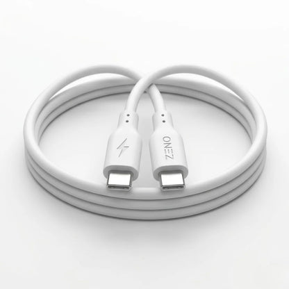 ZENO 3-in-1 Super Fast Data Cable Bundle – Micro USB, USB to Type-C & Type-C to Type-C | 1 Meter